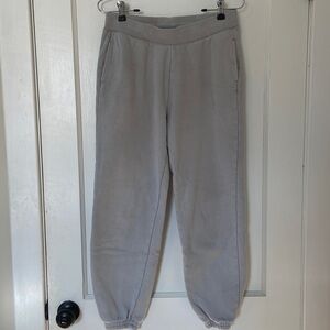 girlfriend collective joggers gray sweatpants - good used condition - size M